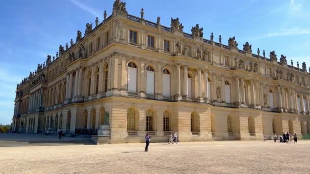 Château Versailles Dans Ville Paris Paris France Septembre 2023 — Video