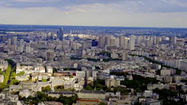Paris 'in 13. Bölgesi. Fransa' nın yukarıdan görünüşü. Stok fotoğrafçılığı.