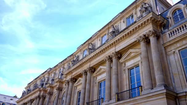 Palacio Real Ciudad París Stock Photography — Vídeo de stock