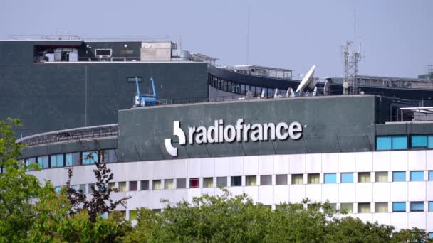 파리의 라디오 프랑스 라디오 방송국 프랑스 2023년 — 비디오