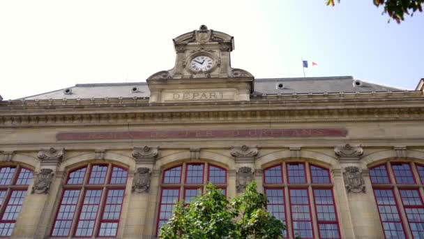 Nádraží Austerlitz Paříži Paříž Francie Září 2023 — Stock video