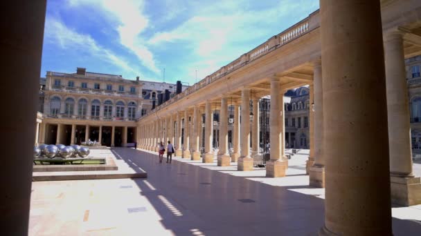 Palacio Real París París Francia Septiembre 2023 — Vídeo de stock