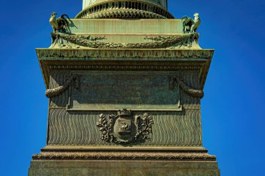 Paris 'teki Bastille Meydanı' ndaki Sütun - Paris 'te seyahat fotoğrafçılığı