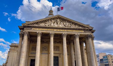 Güneşli bir günde Paris Panteonu - Fransa 'da seyahat fotoğrafları