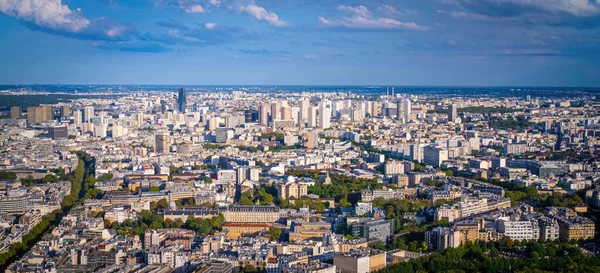 Vista Aérea Gran Ciudad París Francia Fotografía Viaje París Francia — Foto de Stock