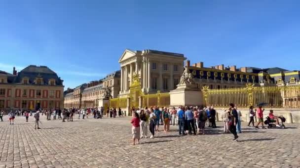 Visiteurs Château Jardins Versailles Paris France Septembre 2023 — Video