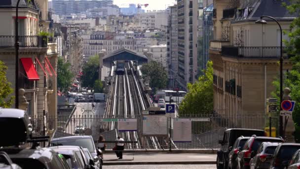 Metrostation Passy Parijs Parijs Frankrijk September 2023 — Stockvideo