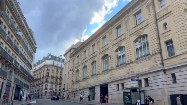 Faculdade França Instituto Civilazações Paris Paris França Setembro 2023 — Vídeo de Stock