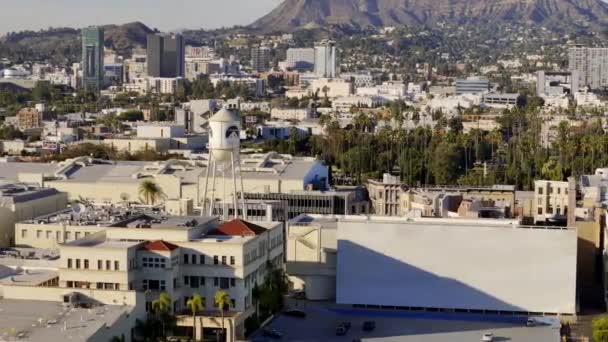 Paramount Pictures Studios Hollywood Los Angeles Drone Footage Los Angeles — Vídeo de Stock