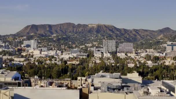 Paramount Pictures Studios Hollywood Los Angeles Zdjęcia Dronów Los Angeles — Wideo stockowe