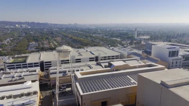 Sony Pictures Studios Columbia Pictures Culver City Los Angeles Drone — стоковое видео