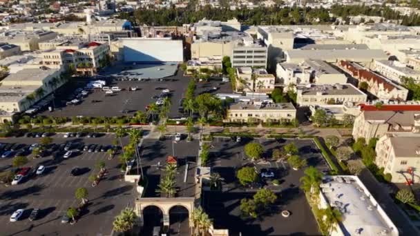 Paramount Studios Мелроуз Авеню Зверху Лос Анджелес Дрон Кадри Angeles — стокове відео