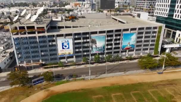 Bronson Studios Los Angeles Sus Los Angeles Drone Filmări Angeles — Videoclip de stoc