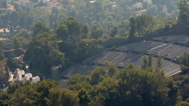 Hollywood Bowl Open Air Theatre ในลอสแองเจล การถ ายภาพการเด นทาง — วีดีโอสต็อก