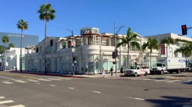 Rodeo Drive Beverly Hills - LOS ANGELES, ABD - 5 Kasım 2023