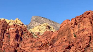 Nevada 'daki muhteşem Red Rock Kanyonu - seyahat fotoğrafçılığı