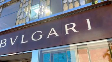 Bvlgari Mağazası Rodeo Drive Beverly Hills - LOS ANGELES, ABD - 5 Kasım 2023