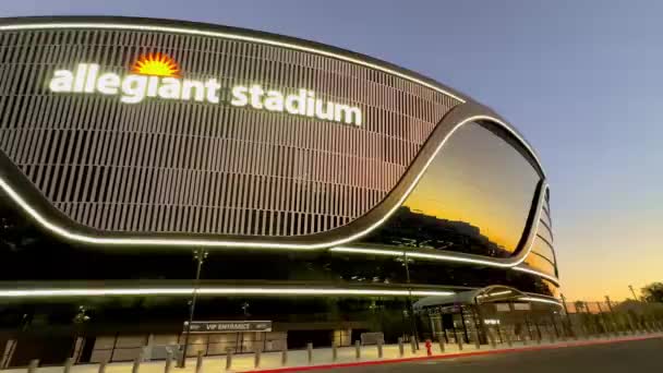 Estádio Allegiant Las Vegas Las Vegas Eua Outubro 2023 — Vídeo de Stock