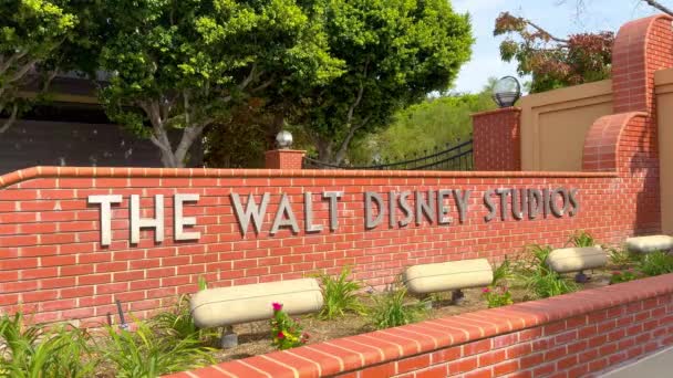 Walt Disney Studios Burbank Los Angeles États Unis Novembre 2023 — Video