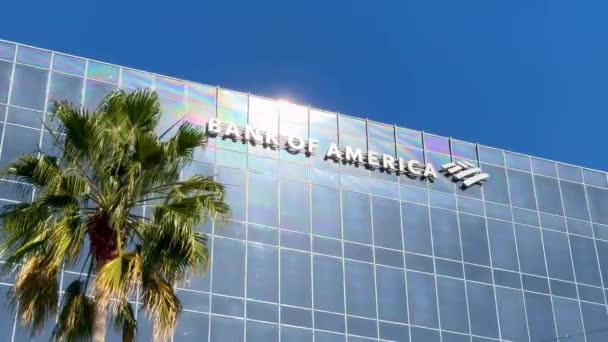 Bank America Beverly Hills Los Angeles Verenigde Staten November 2023 — Stockvideo