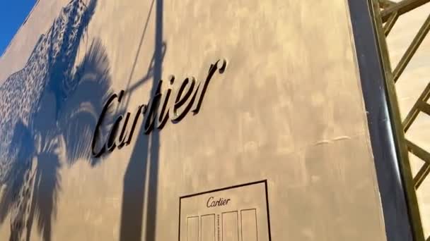 Cartier Store Rodeo Drive Beverly Hills Los Angeles Usa November — Stockvideo