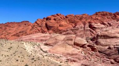 Nevada 'daki muhteşem Red Rock Kanyonu - seyahat fotoğrafçılığı