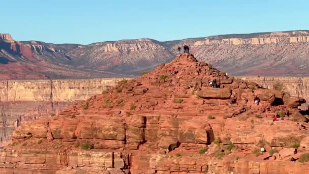 Panoramautsikt Över Den Berömda Grand Canyon Fotografi — Stockvideo