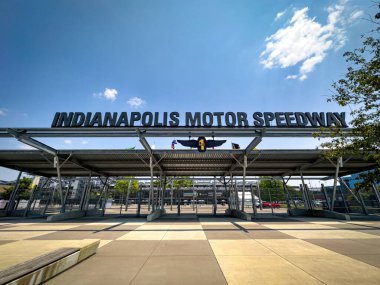 Indianapolis Motor Speedway - INDIANAPOLIS, USA - JUNE 05, 2023 clipart