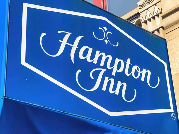 Hampton Inn Hotelli Indianapolisissa Indianapolis Yhdysvallat Kesäkuu 2023 — kuvapankkivalokuva
