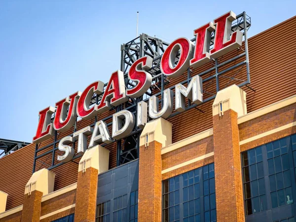 Lucas Oil Stadium Indianapolisissa Indianapolis Yhdysvallat Kesäkuu 2023 — kuvapankkivalokuva
