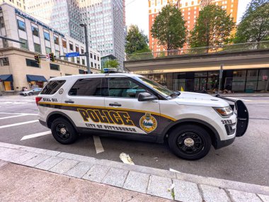 Pittsburgh 'da Polis Arabası - ABD - 08 Haziran 2023