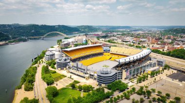 Pittsburgh 'daki Acrisure Stadyumu - Hava Aracı Fotoğrafçılığı - Pittsburgh, PENNSYLVANIA - Haziran 09, 2023