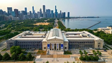 Chicago 'daki Field Müzesi - Hava Aracı Fotoğrafçılığı - Chicago, ILLINOIS - Haziran 06, 2023