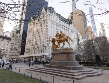 Central Park 'taki New York Plaza Oteli - New York, Birleşik Devletler - 14 Şubat 2023