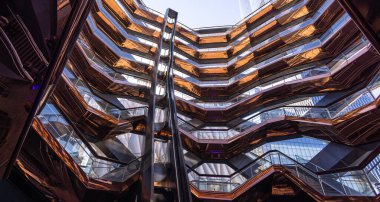 The Vessel at Hudson Yards in Manhattan - NEW YORK, UNITED STATES - FEBRUARY 14, 2023