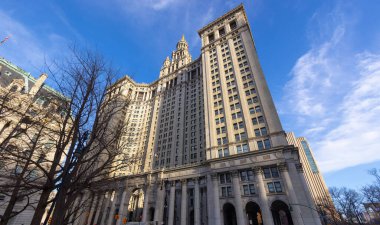 Manhattan 'daki New York Belediye Binası - sokak fotoğrafçılığı