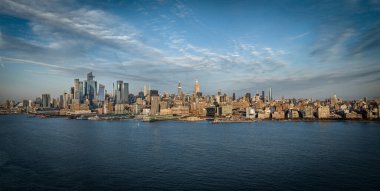 Manhattan üzerinde panoramik hava manzarası - sokak fotoğrafçılığı