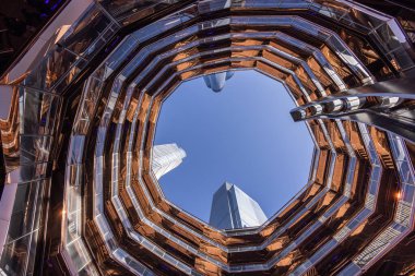 The Vessel at Hudson Yards in Manhattan - NEW YORK, UNITED STATES - FEBRUARY 14, 2023
