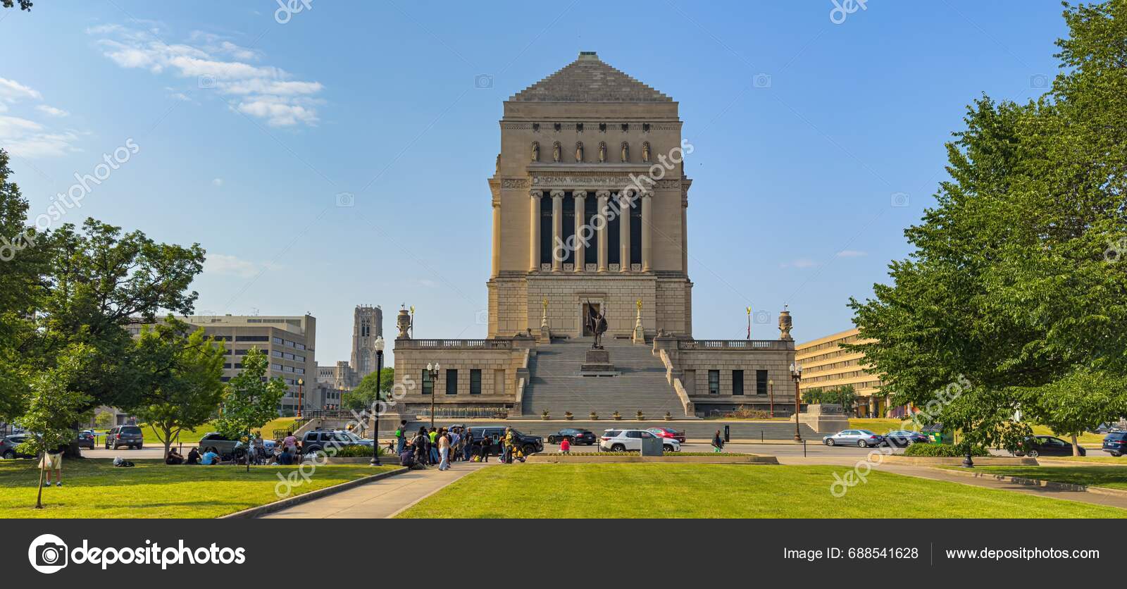 Indiana War Memorial Museum Indianapolis Indianapolis Usa June 2023 Indiana War Memorial Museum Indianapolis Indianapolis Usa June 2023