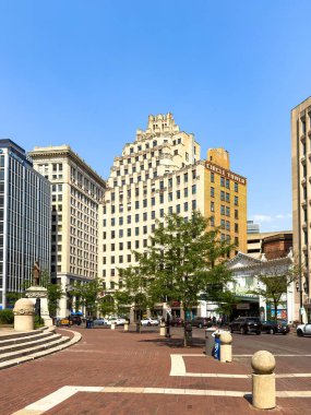 Indianapolis 'teki Daire Kulesi - INDIANAPOLIS, ABD - 07 Haziran 2023