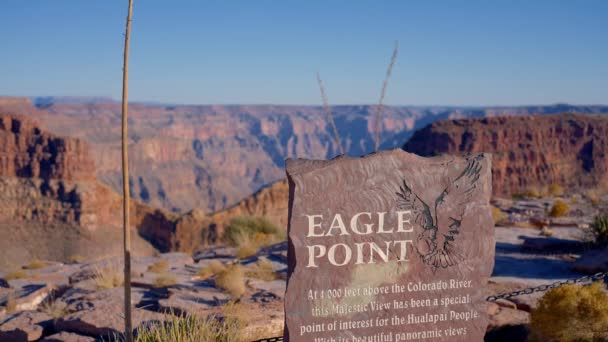 Punkt Orła Grand Canyon West Rim Arizonie Grand Canyon West — Wideo stockowe