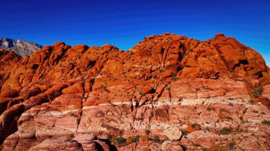 Nevada Çölü ve muhteşem manzarası ve kanyonları - hava fotoğrafçılığı