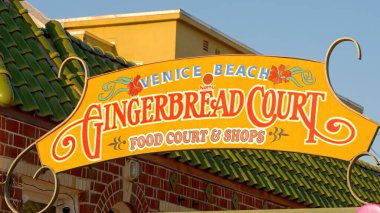 Venice Beach 'teki zencefilli kurabiye mahkemesi - LOS ANGELES, ABD - 5 Kasım. 2023