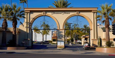 Hollywood Melrose Bulvarı 'ndaki Paramount Film Stüdyoları - LOS ANGELES, ABD - 5 Kasım. 2023