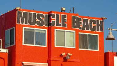 Venice Sahili 'ndeki Muscle Beach - LOS ANGELES, ABD - 5 Kasım. 2023