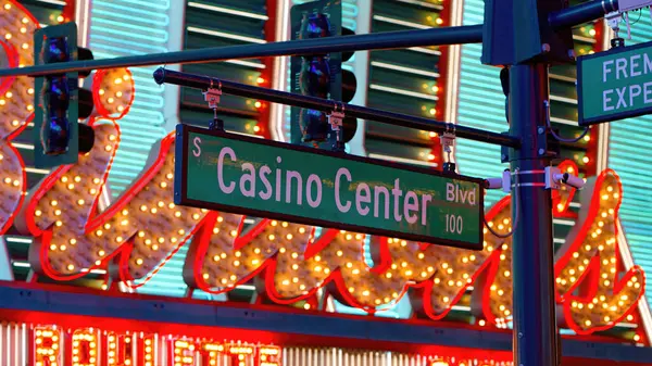 Casino Center Blvd in Las Vegas - travel photography