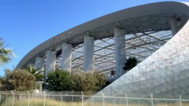 Los Angeles Sofi Stadyumu 'nda modern mimari - LOS ANGELES, ABD - 5 Kasım 2023