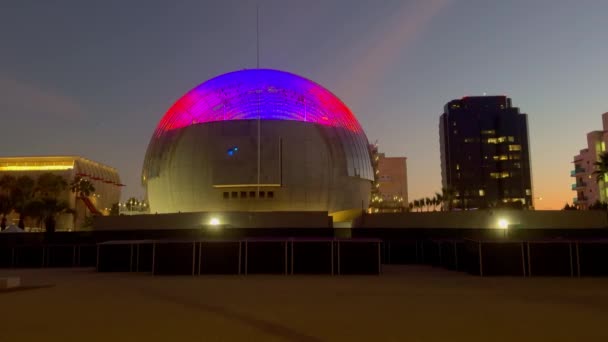 Observation Dome Academy Motions Pictures Museum Los Angeles Los Angeles — Vídeo de Stock