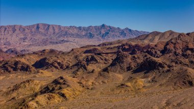 Nevada 'daki Mead Gölü Hava Görüntüsü Hava Aracı Fotoğrafçılığı