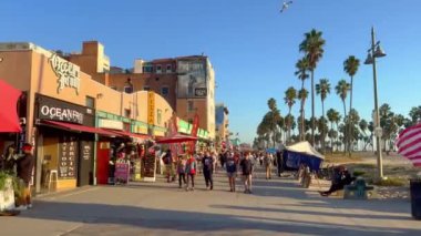 Venice Beach 'teki inanılmaz Okyanus Önü Yürüyüşü - LOS ANGELES, ABD - 5 Kasım 2023